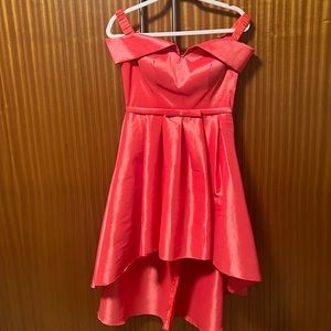 Beautiful Pink dress with bow and tail  BRAND NEW comes with tags!!!
